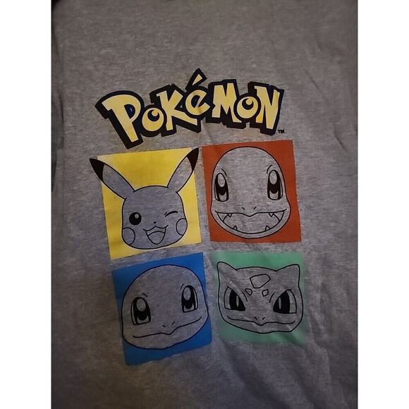 pokemon Other - Pokémon T Shirt Anime Graphic Pikachu Bulbasaur Game Fresk Small New‎ Nice A106